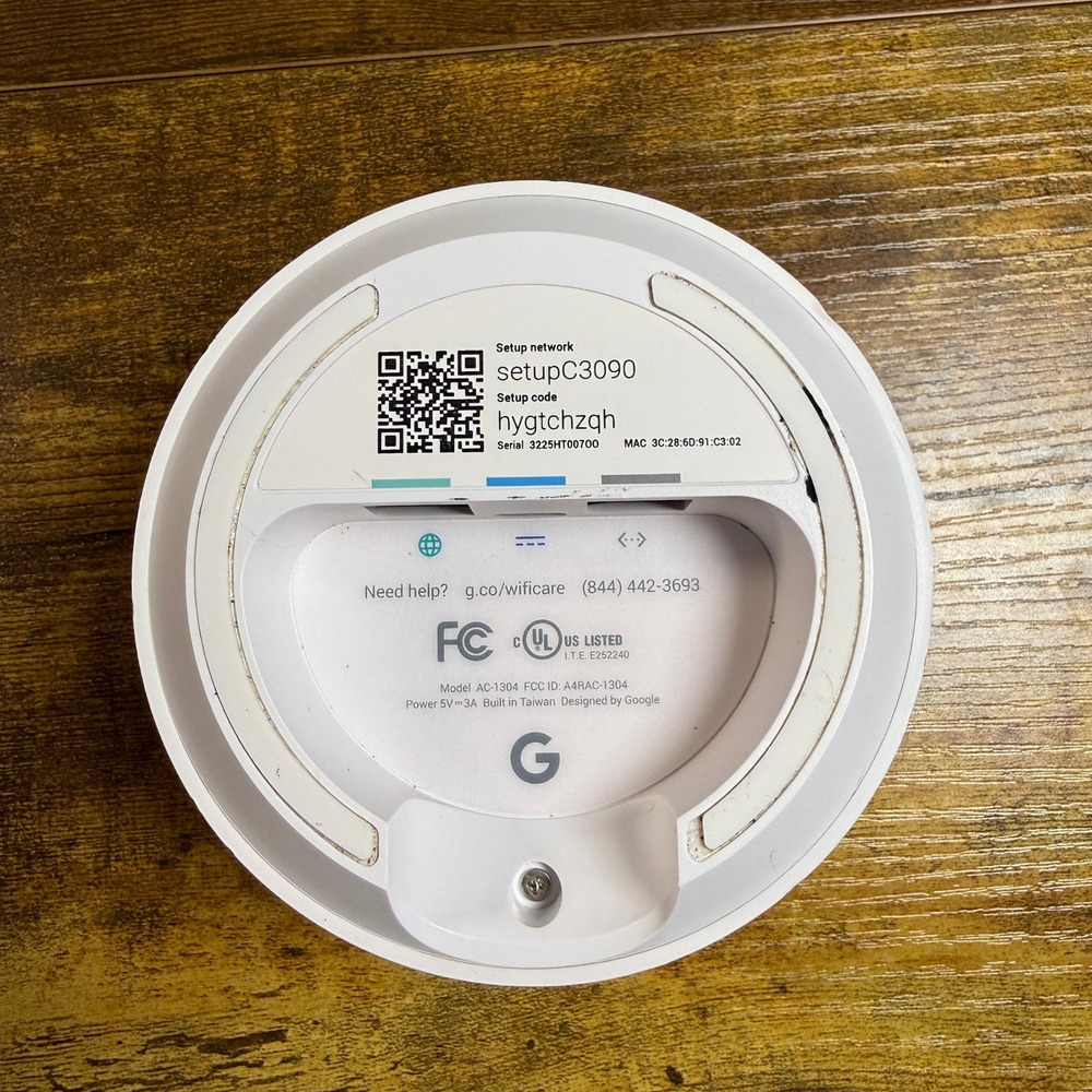 Google Wifi AC1304 AC1304 Router‎ Wireless Mesh Network Router - Picture 2 of 4